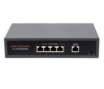 120W Gigabit Ethernet PoE Switch, 4x PoE+ Ports 10/100/1000M