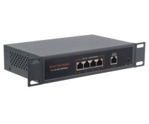 120W Gigabit Ethernet PoE Switch, 4x PoE+ Ports 10/100/1000M - Thumbnail
