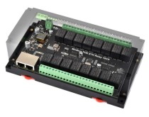 16-Ch Ethernet Relay Module, Modbus RTU / Modbus TCP Protocol, Etherne - Thumbnail