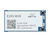 EBYTE - 20~24dBm. 580 MHz. 200m. 34.1*18.7*2.77mm/36.1*18.7*2.7mm