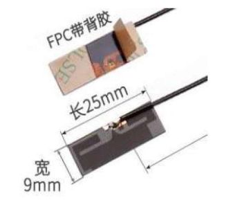2,4 GHz - 5,8 GHz Antenna, Flexy, 5 cm cable, IPEX
