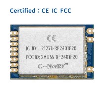 Nice RF - 2.4 GHz nRF24L01+ CE FCC IC Certificated Wireless Transceiver Module