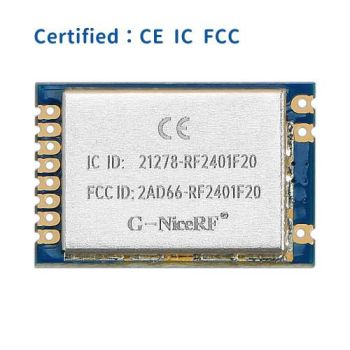 2.4 GHz nRF24L01+ CE FCC IC Certificated Wireless Transceiver Module