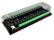 30-Ch Ethernet Relay Module, Modbus RTU/Modbus TCP Protocol, PoE Port - Thumbnail