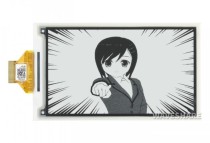 3.7inch e-Paper e-Ink Raw Dis, 480×280, Black/White, 4 Grey Scales, SP - Thumbnail