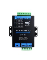 4-Ch RS485 to RJ45 Ethernet Serial Server, with Common Network PORT - Thumbnail