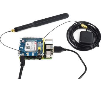 4G HAT for Raspberry Pi, LTE Cat-4 4G / 3G / 2G, GNSS with SIM7600E-H