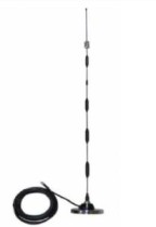 - 4G/3G/2G Whip Antenna, 14db, 5m-RG58 Cable, SMA/Male Magnetic Mount