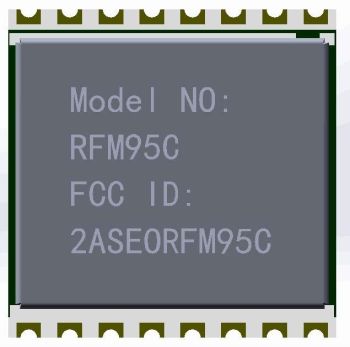 868 MHz. Long range low power TRX module