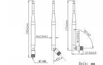  - 868Mhz Antenna / SMA/m 90-180 Degree (1)
