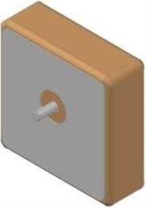 9x9x4 mm GPS Dielectric Patch Antenna