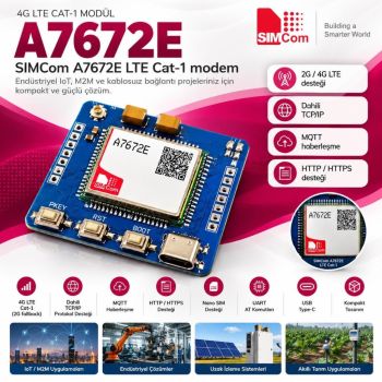 A7672E-FASE, GNSS + BT - Breakout Board