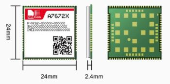 A7672E-LASE , LTE CAT1 Module 