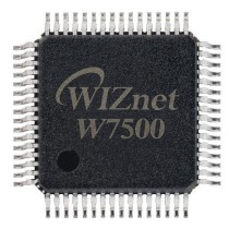 - ARM Cortex-M0 Core + Hardwired TCP/IP + MAC + 128KB Flash, 16KB SRAM