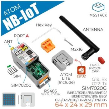 Atom DTU NB-IoT Kit Global Version (SIM7020G)