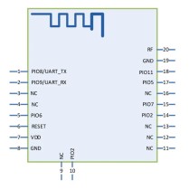 Bluetooth slave 5.1 serial port module - Thumbnail