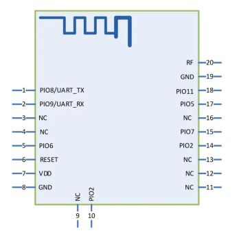Bluetooth slave 5.1 serial port module