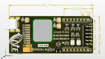 Break Out Board inc ME310G1-WW Module