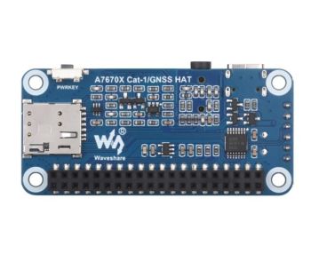 Cat-1/GSM/GPRS/GNSS HAT for Raspberry Pi, Based On A7670E module