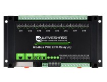 Dual Ethernet Ports 8-ch Relay Module (C), Modbus RTU Protocol, PoE Po - Thumbnail