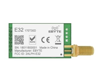 E32-170T30D 160 ~ 173.5MHz, 21~30dBm. SX1278. 868MHz. 8KM