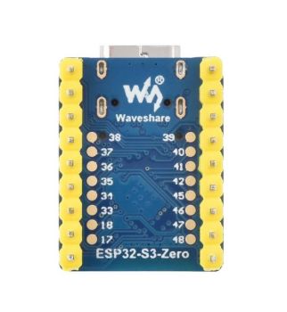 ESP32-S3 Mini Board, 240 MHz CPU, Wi-Fi & Bluetooth 5 with Pinheader