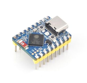 ESP32-S3 Mini Board, 240 MHz CPU, Wi-Fi & Bluetooth 5 with Pinheader