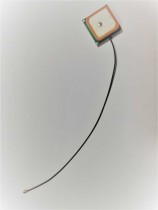 GNSS Active Antenna, 20cm cable, Ipex/f con. Sticky Mounting - Thumbnail