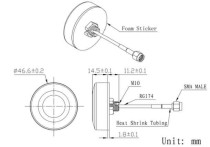 GSM/3G Antenna, 1.5m Cable, SMA/Male - Thumbnail