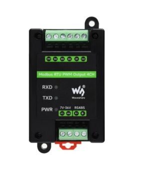 Industrial 4-Ch PWM Output Module, Modbus RTU Protocol, Isolated RS485