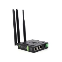 WAVESHARE - Industrial 4G LTE Router, multiple VPN protocols support, 3-ch Etherne