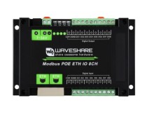 Industrial 8-Ch Ethernet Digital Input/Output Module, Modbus RTU / TCP - Thumbnail