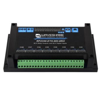 Industrial 8-Channel RP2350 Relay Module, Based On RP2350 Dual-core & 