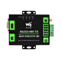 Industrial Grade Serial Server RS232/485 To WiFi and Ethernet + PoE - Thumbnail