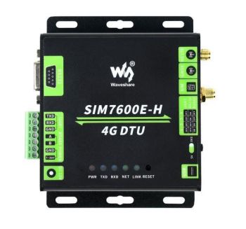 Industrial Grade SIM7600E-H 4G DTU, RS232/485/TTL to 4G LTE, GNSS