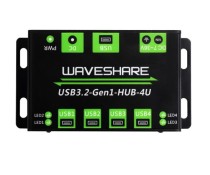 Industrial Grade USB HUB, Extending4-Ch USB 3.2 Gen1 HUB, Switchable D - Thumbnail