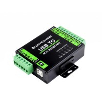 WAVESHARE - Industrial Isolated USB To RS485/422 Converter, Original FT4232HL Chip