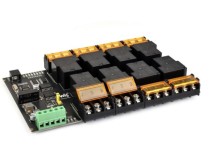 Industrial Modbus RTU 8-ch High Current Relay Module (E) with RS485 In - Thumbnail