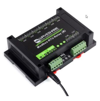 Industrial Modbus RTU 8-ch Relay Module (B) with RS485 Interface