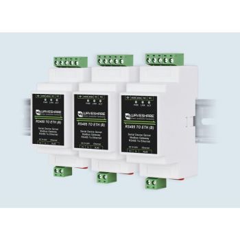 Industrial Serial Server, RS485 to RJ45 Ethernet, TCP/IP to Serial