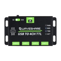 Industrial USB TO 4CH TTL Converter, USB To UART, Multi Protection & S - Thumbnail