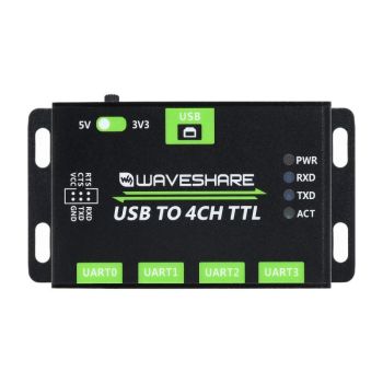 Industrial USB TO 4CH TTL Converter, USB To UART, Multi Protection & S