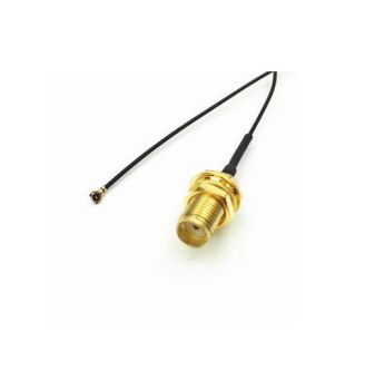 IPEX/f+15 cm Cable+SMA/f (Bulkhead)