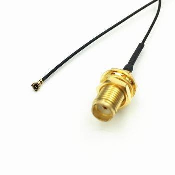 IPEX/f+27 cm Cable+SMA/f (Bulkhead)