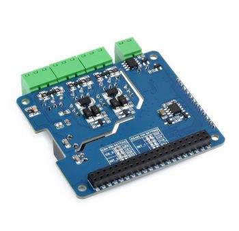 Isolated RS485 CAN HAT (B) For Raspberry Pi, 2-Ch RS485 and 1-Ch CAN, 