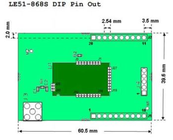LE51-868/DIP-WA Interface