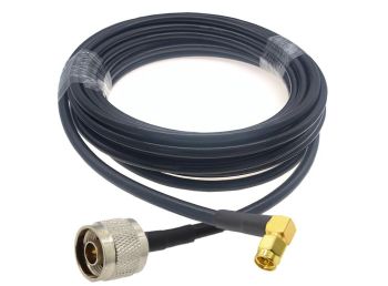 LMR400 10m Cable/ N Male to SMA 90° Male