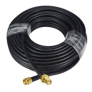 LMR400 15m Cable/ SMA Male, SMA/f Bulkhead