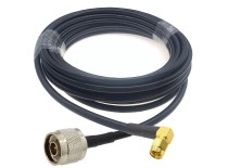 - LMR400 15m Cable/ N Male to SMA 90° Male