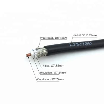 LMR400 20m Cable/ SMA Male, SMA/f Bulkhead